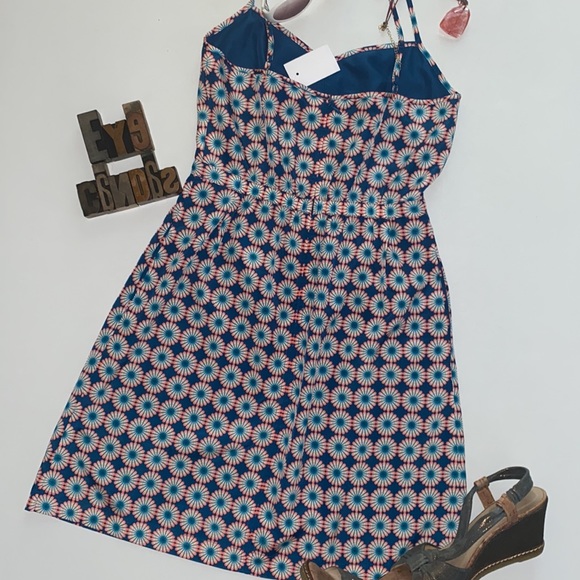 🆕J. CREW Spaghetti Strap/Sweetheart Neck Floral Print Sundress - Picture 6 of 12